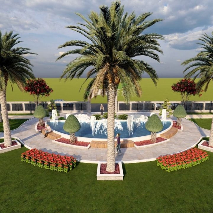 Eco-friendly housing scheme landscaping in Lodhran