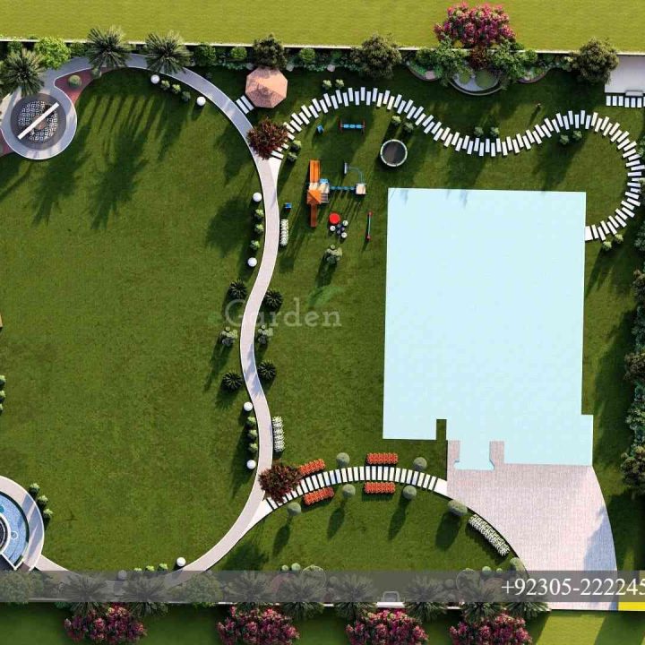 farmhouse landscape design Pakistan