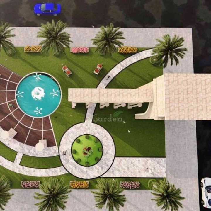 Al Raheem Housing Entrance Landscape