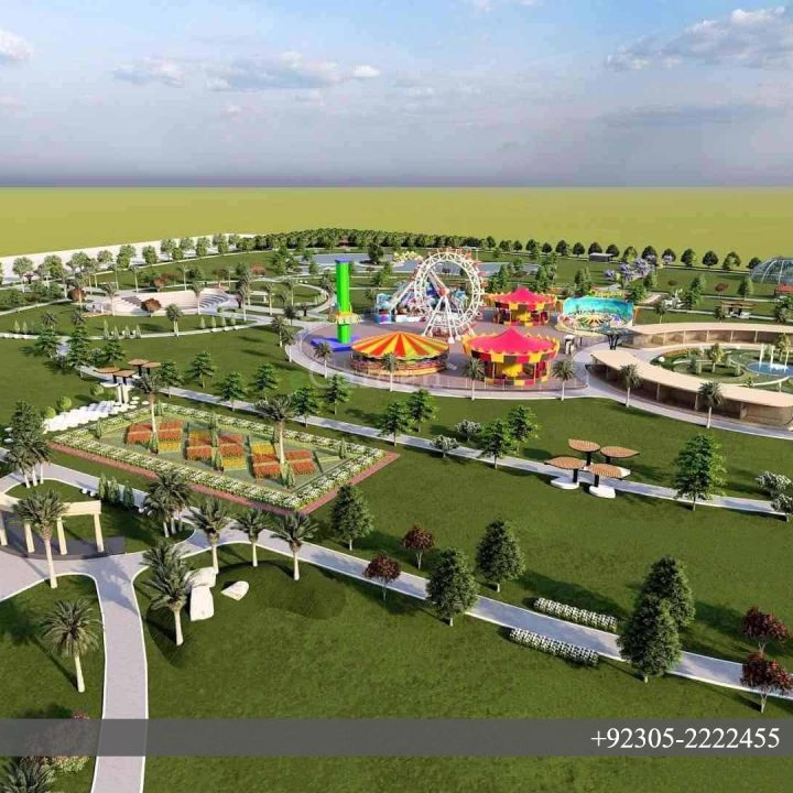 Children’s play area in Jinnah Theme Park