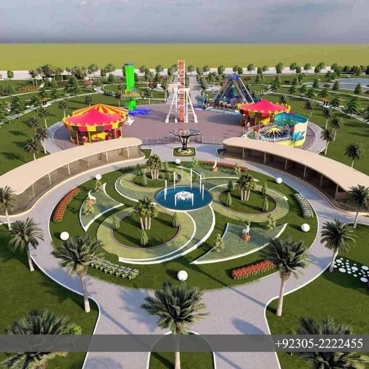 eGarden theme park design in Pakistan