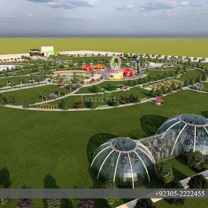 Community park landscape by eGarden